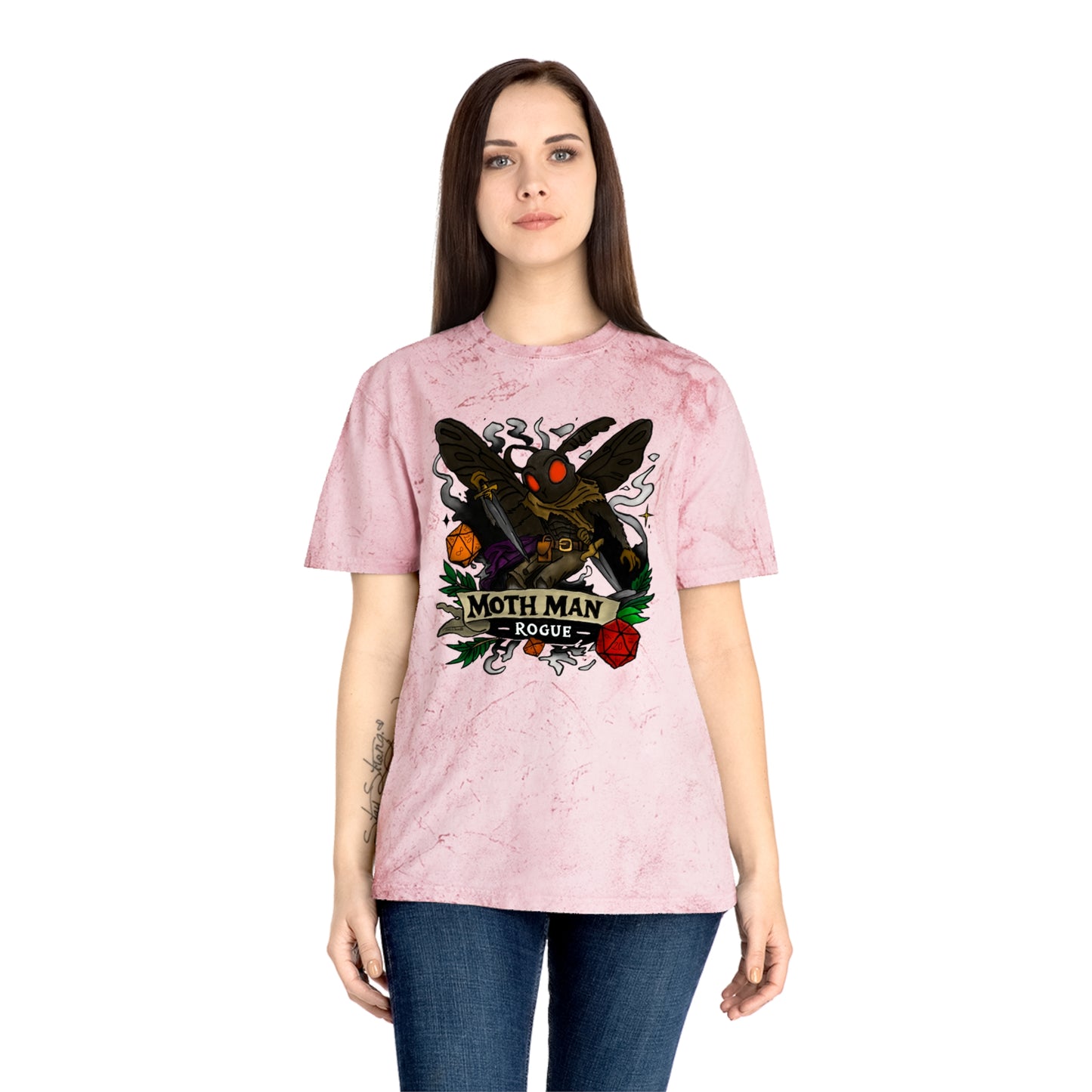 Mothman Rogue Graphic T-Shirt — Cryptid Vintage Tattoo Design