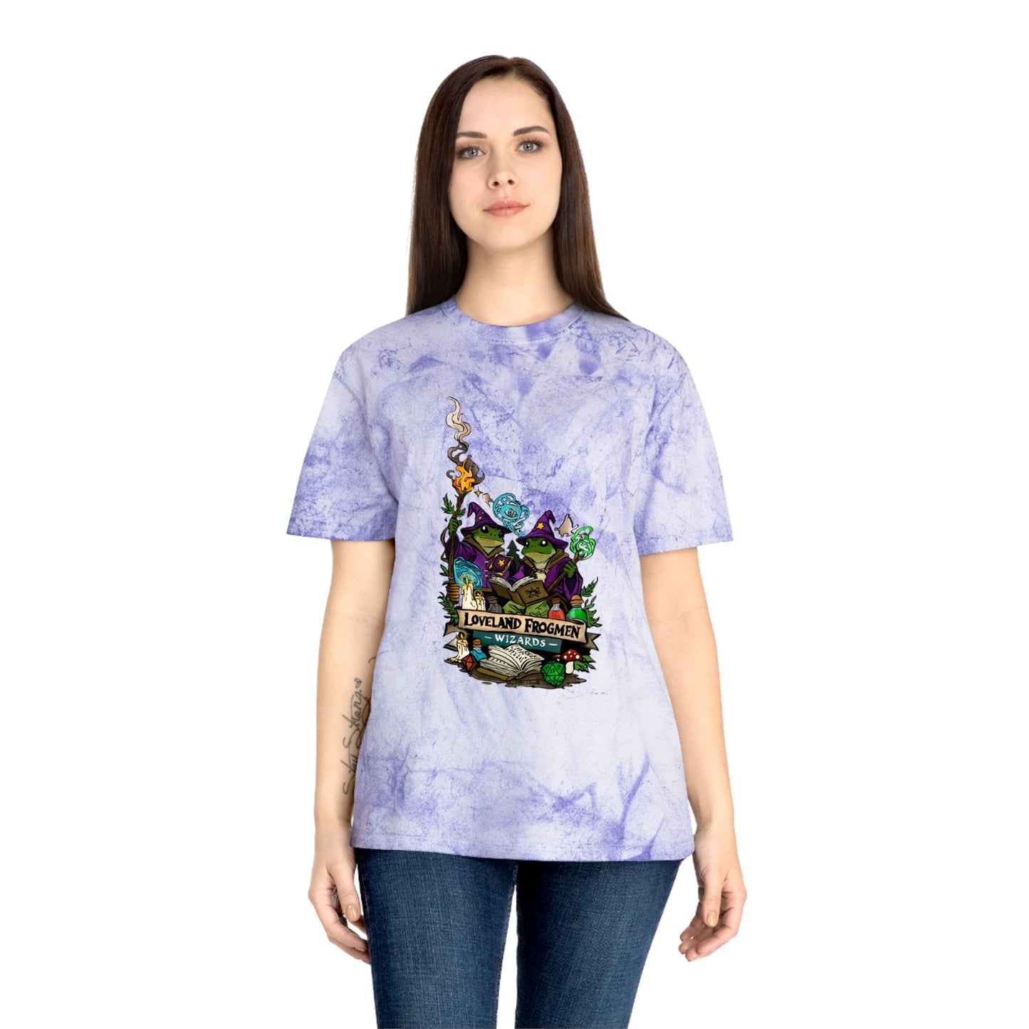Loveland Frog Men Wizards Tie-Dye T-Shirt