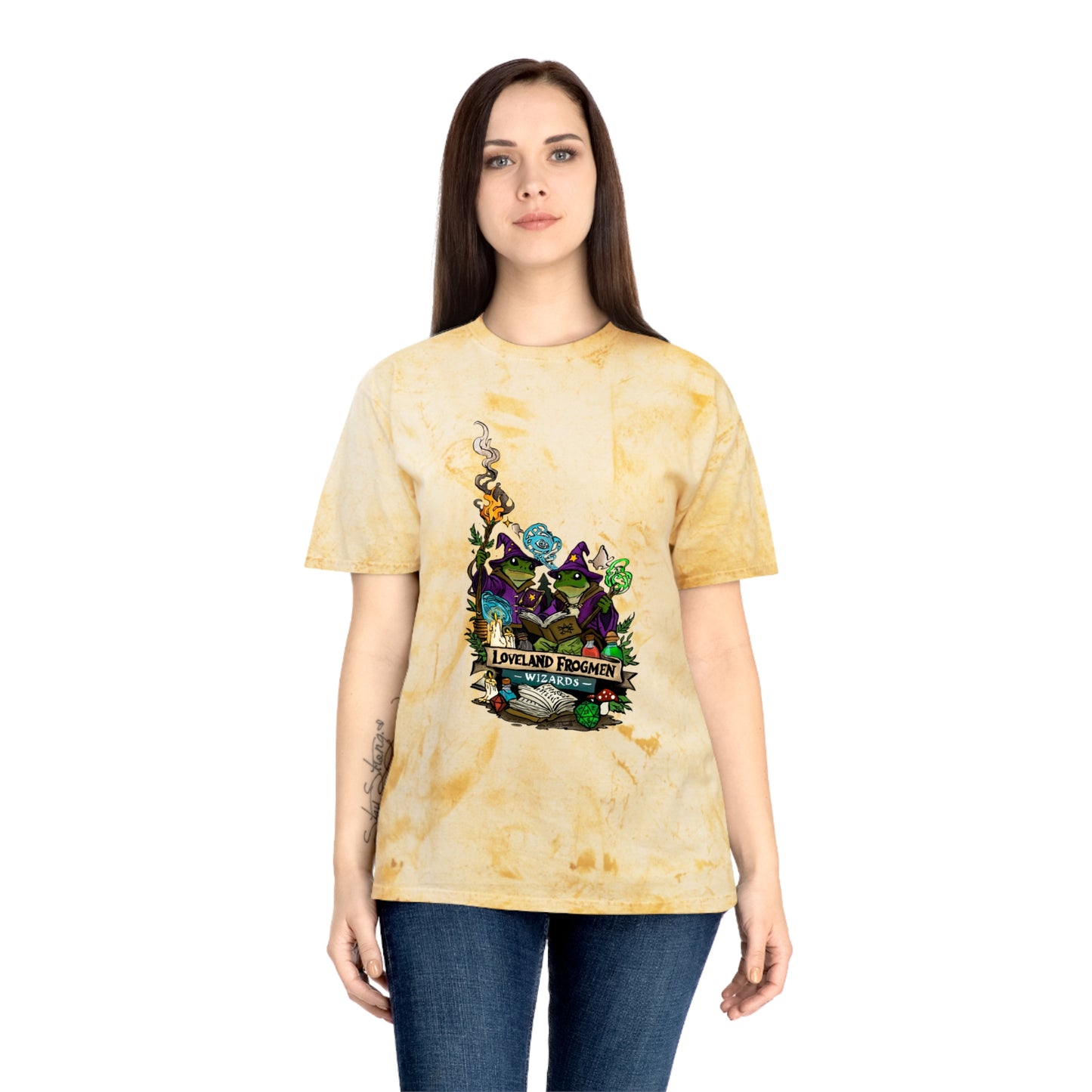 Loveland Frog Men Wizards Tie-Dye T-Shirt