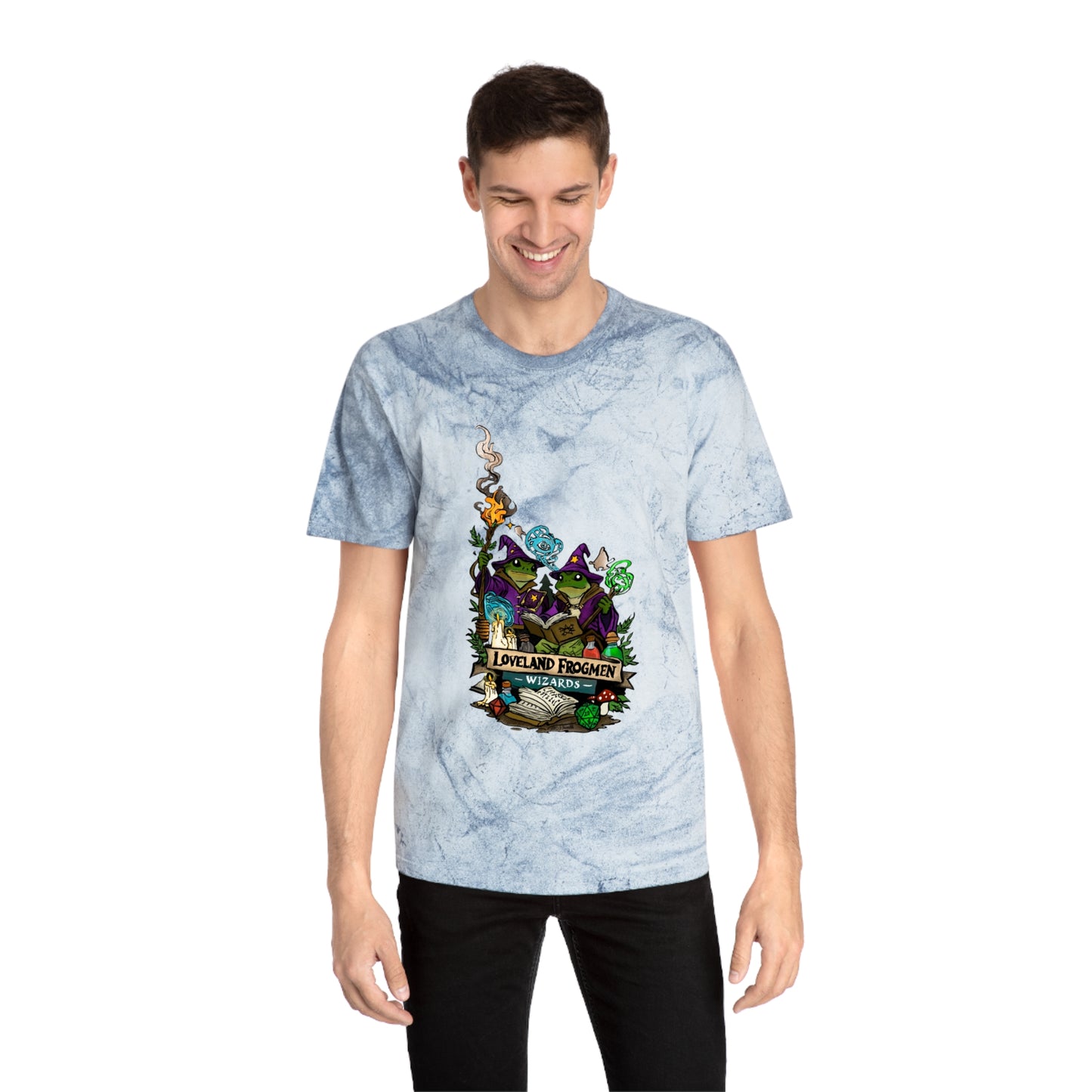 Loveland Frog Men Wizards Tie-Dye T-Shirt