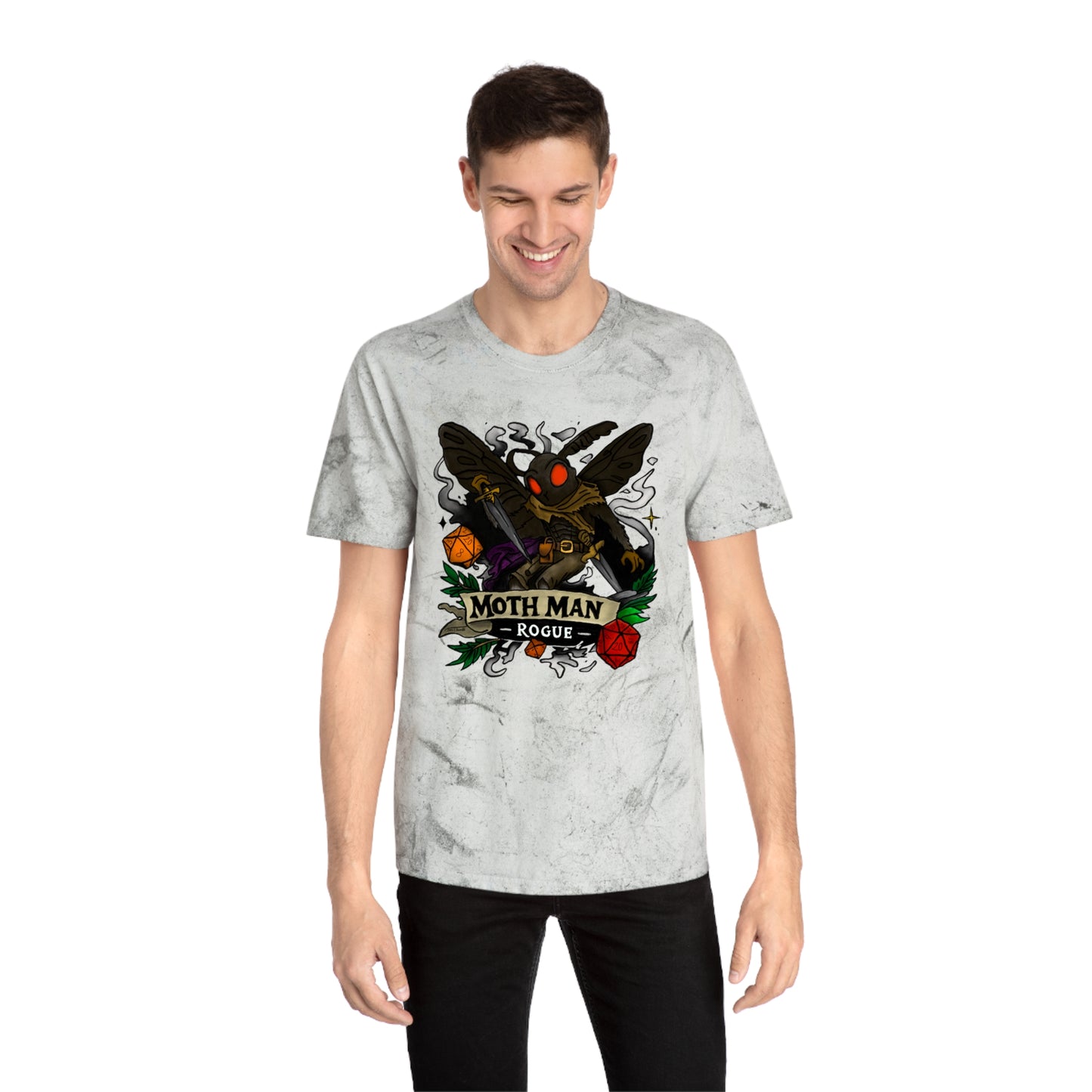 Mothman Rogue Graphic T-Shirt — Cryptid Vintage Tattoo Design