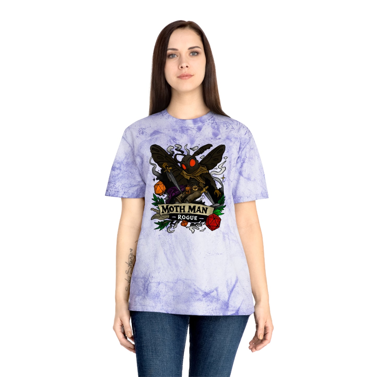 Mothman Rogue Graphic T-Shirt — Cryptid Vintage Tattoo Design