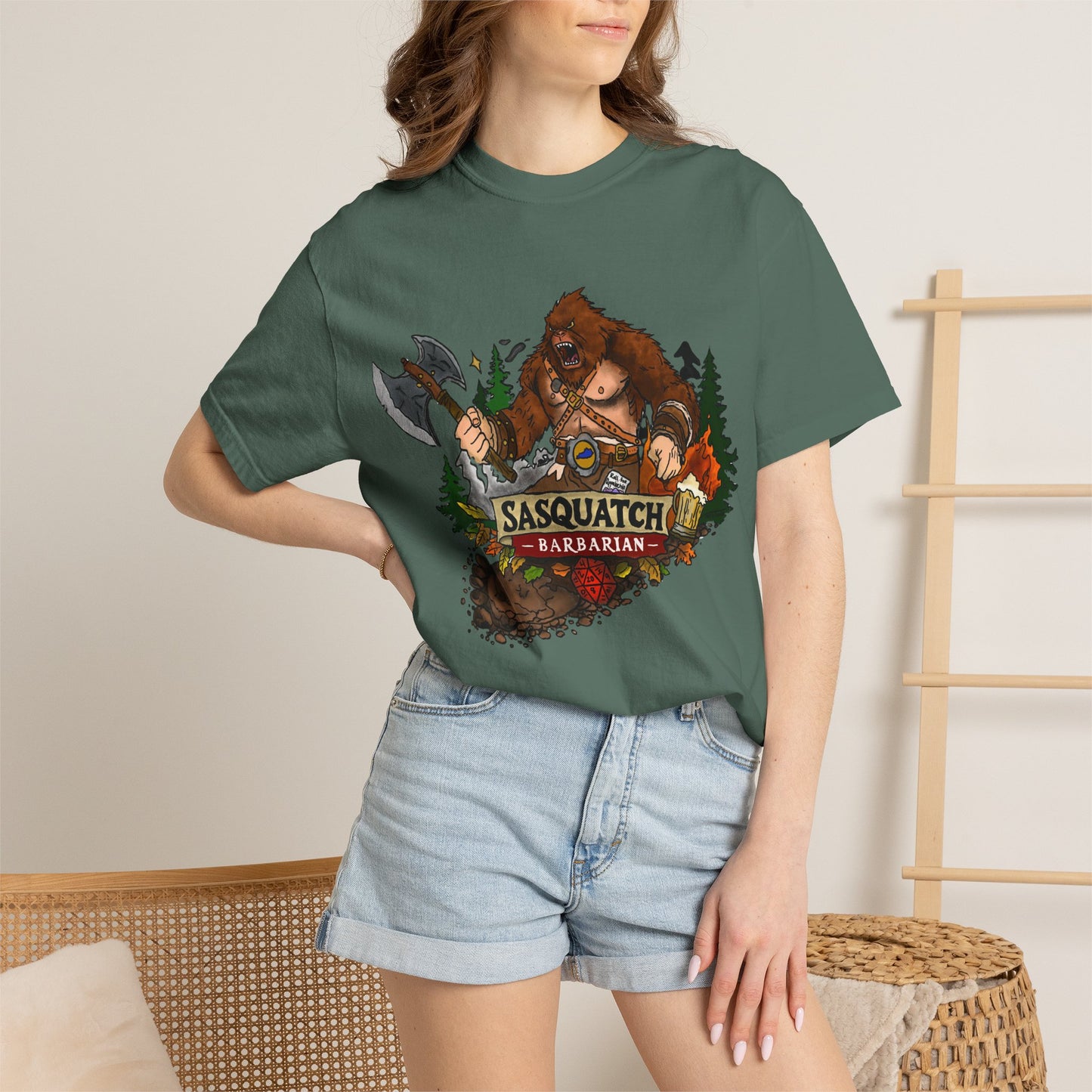 Sasquatch Barbarian T-Shirt