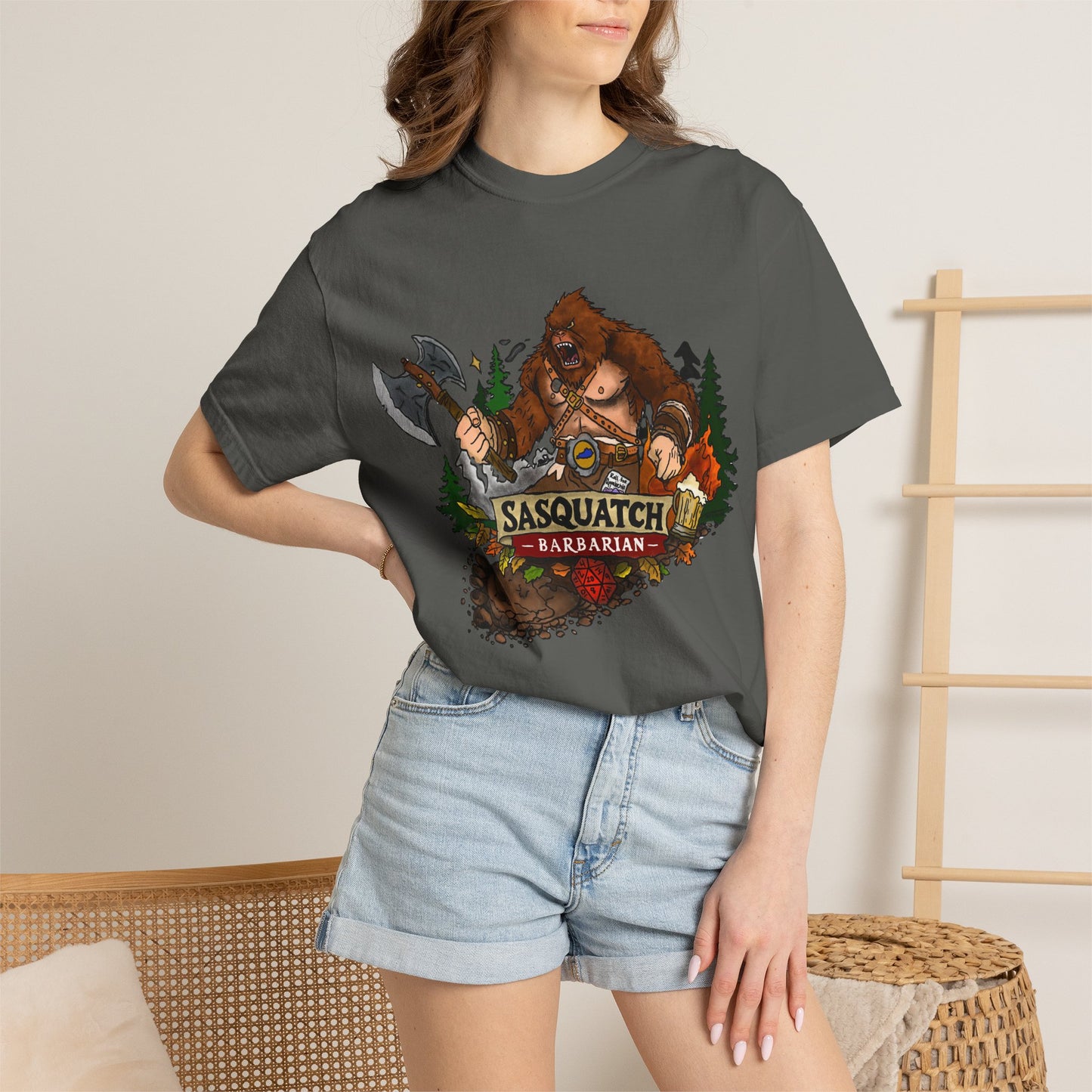 Sasquatch Barbarian T-Shirt