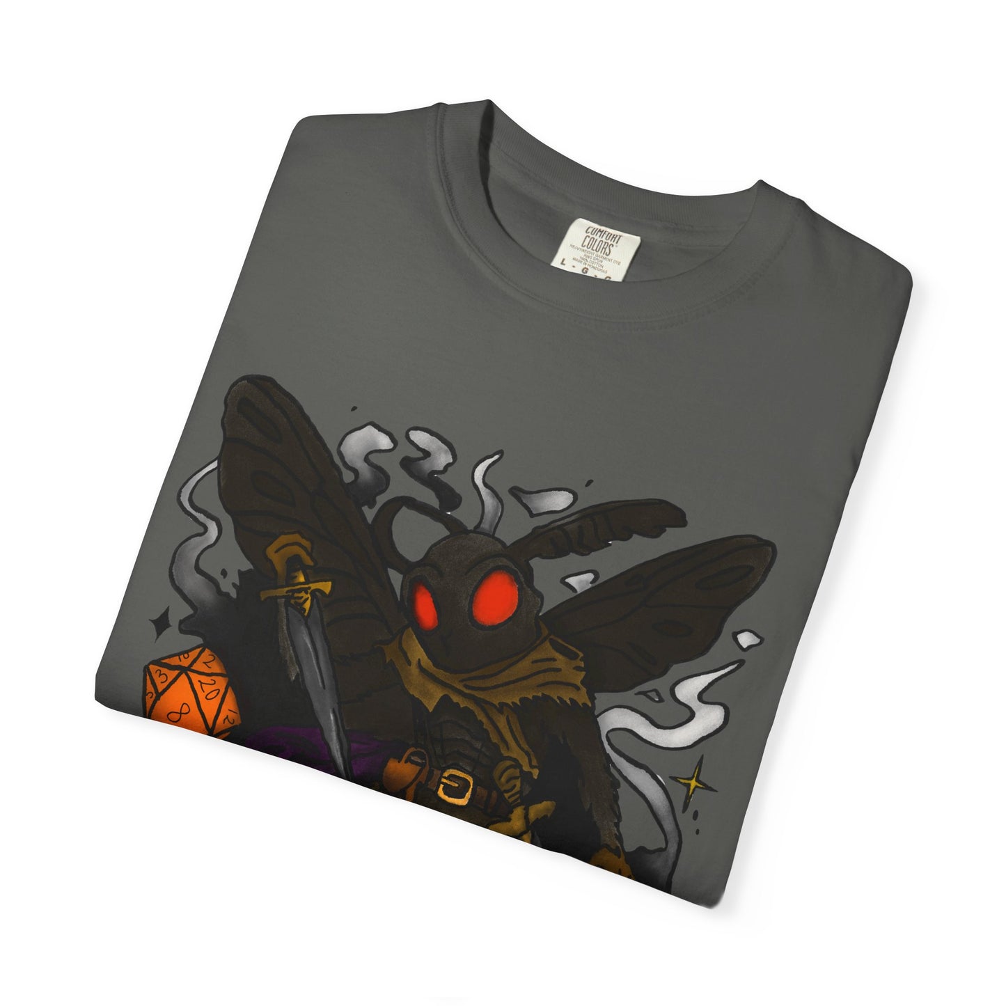 Moth Man Rogue T-Shirt — Cryptid RPG-Inspired Graphic Tee
