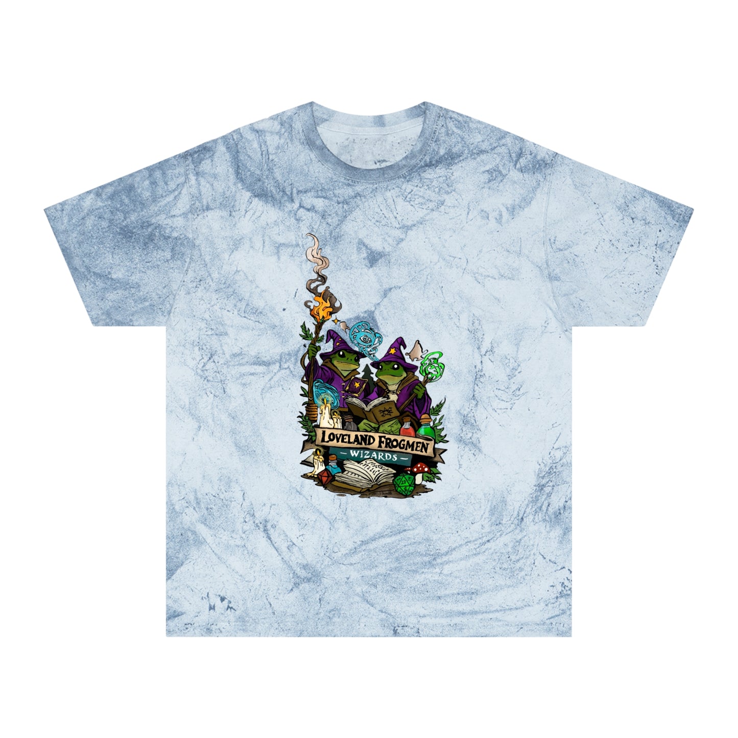 Loveland Frog Men Wizards Tie-Dye T-Shirt