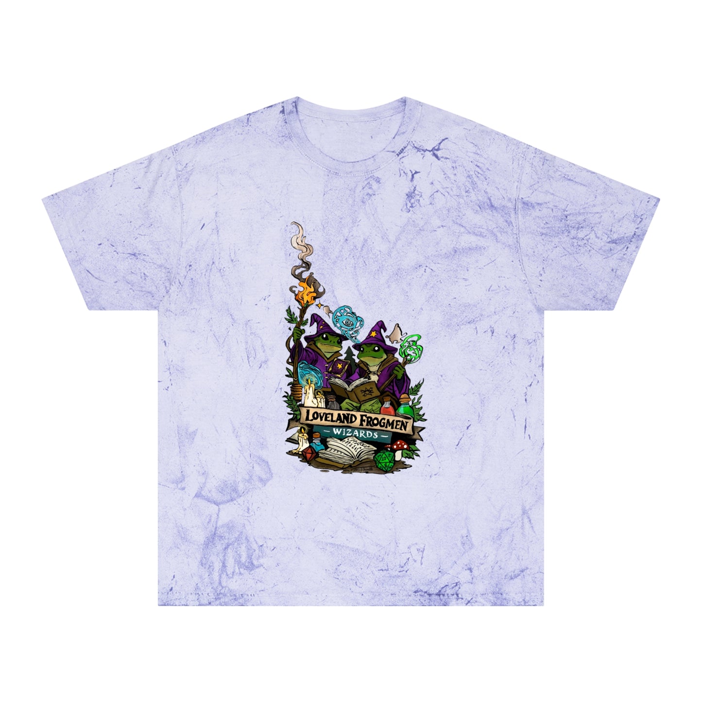 Loveland Frog Men Wizards Tie-Dye T-Shirt