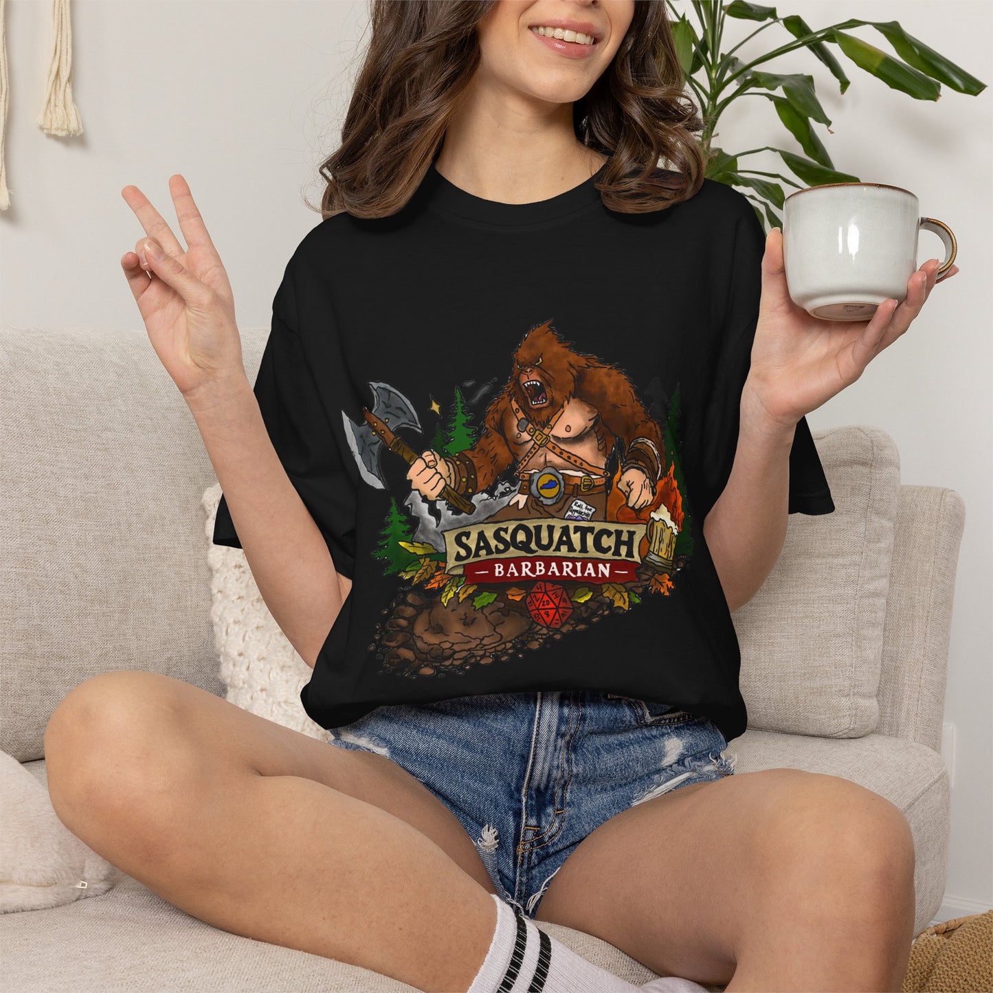 Sasquatch Barbarian T-Shirt