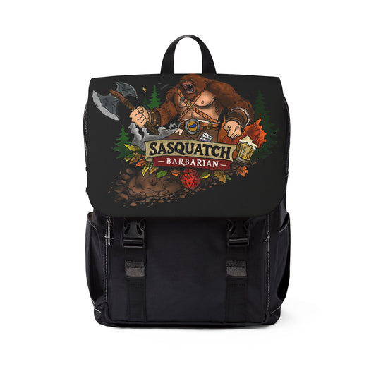 Sasquatch Barbarian Backpack | Bigfoot DnD Adventure Bag for Travel, Gaming & Everyday Carry