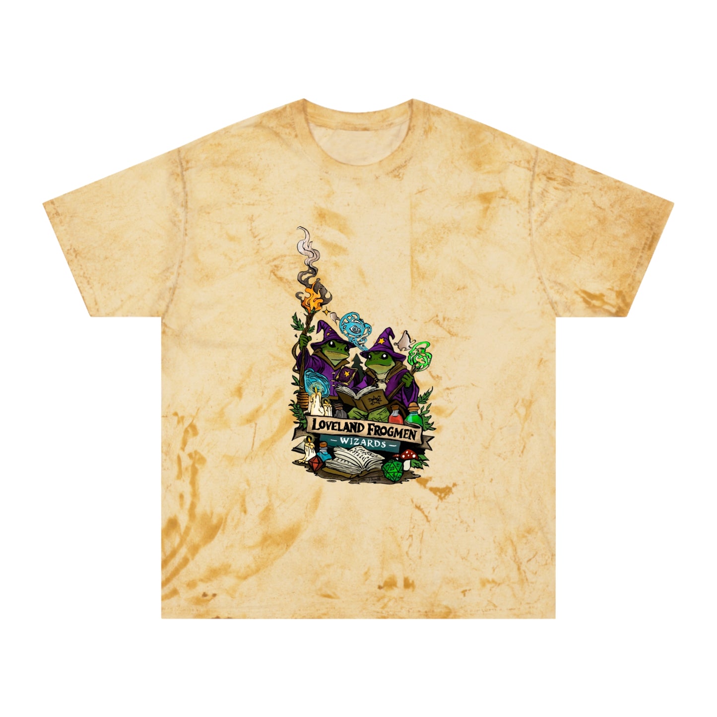 Loveland Frog Men Wizards Tie-Dye T-Shirt