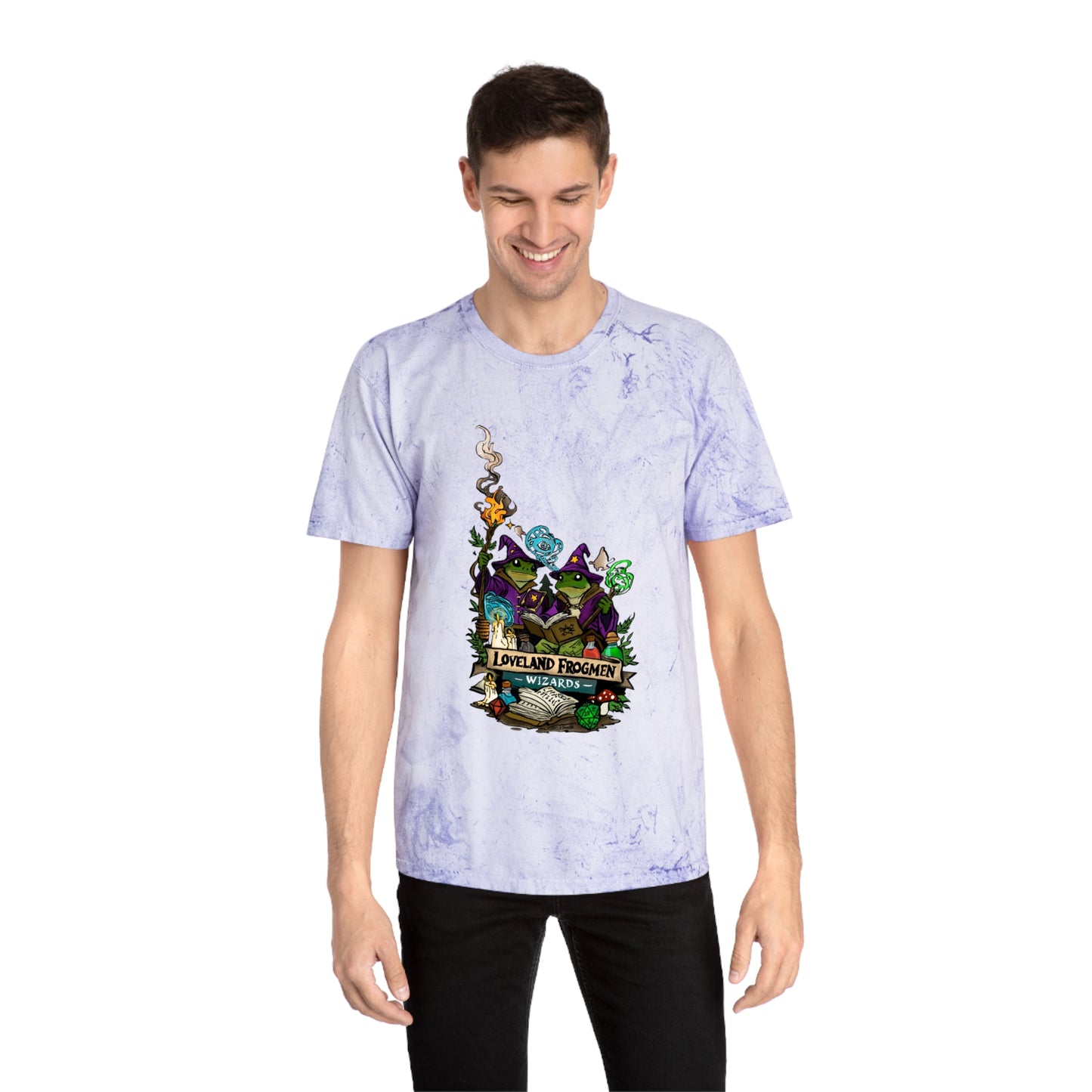 Loveland Frog Men Wizards Tie-Dye T-Shirt