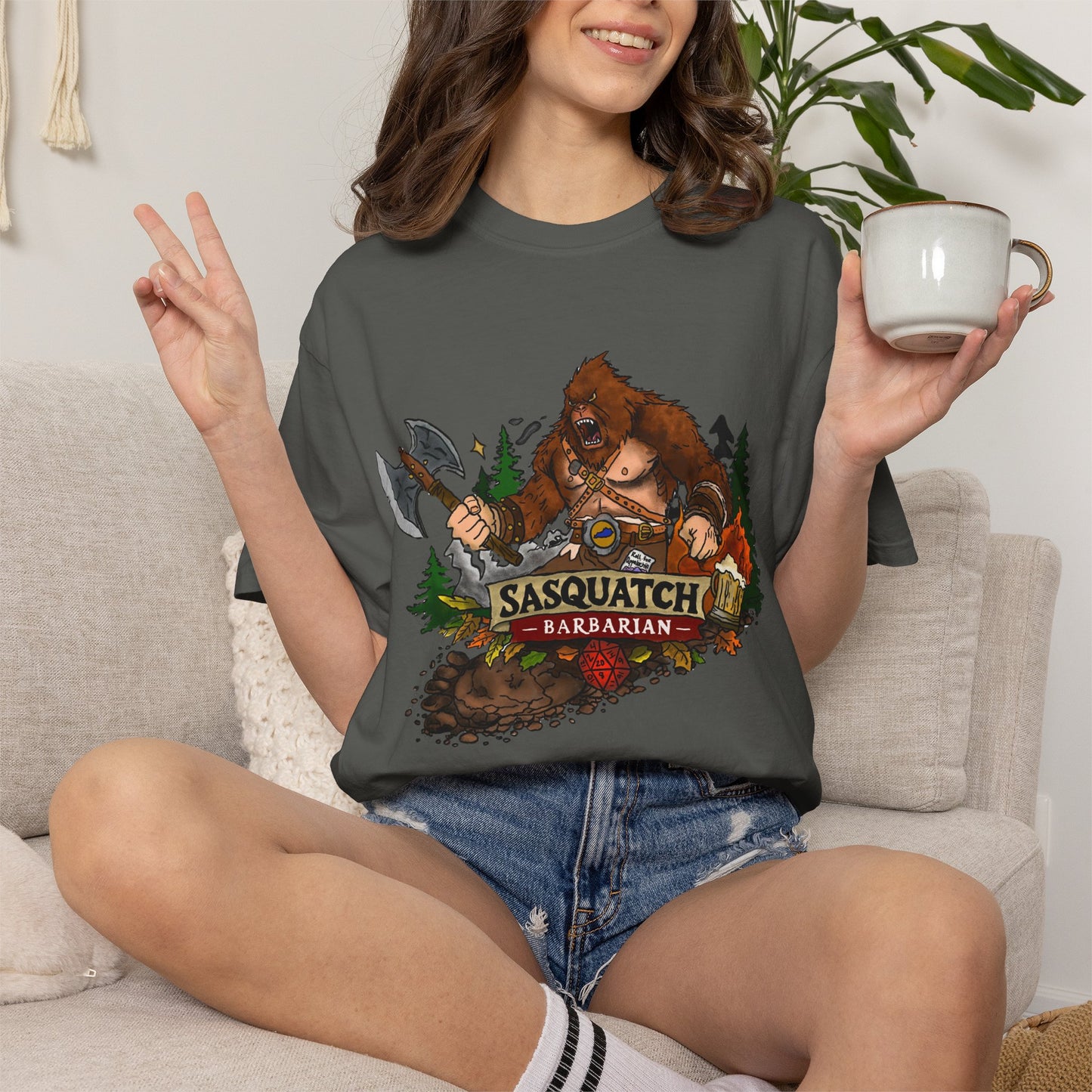 Sasquatch Barbarian T-Shirt