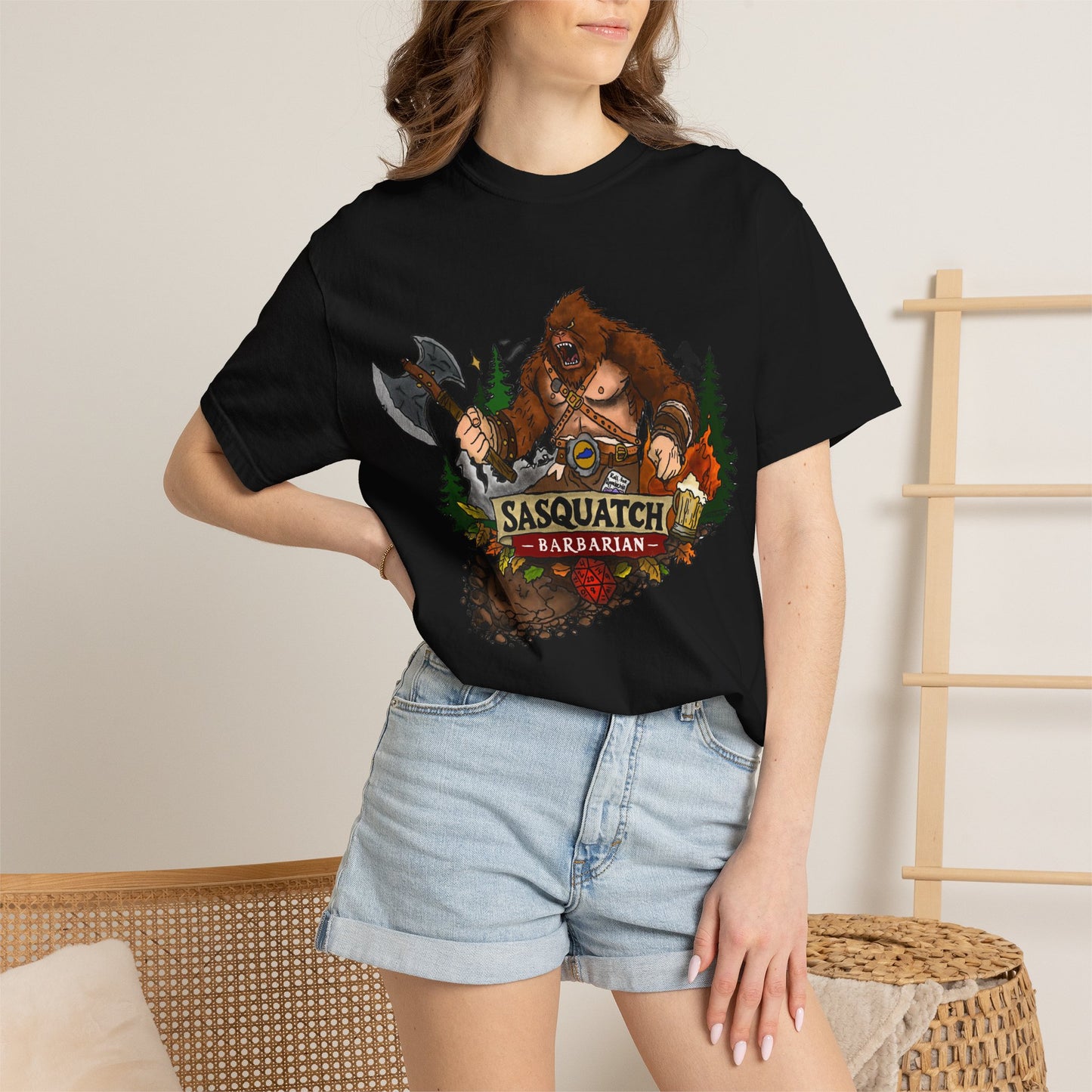 Sasquatch Barbarian T-Shirt