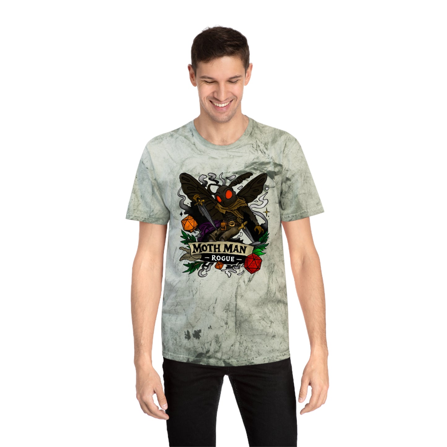 Mothman Rogue Graphic T-Shirt — Cryptid Vintage Tattoo Design