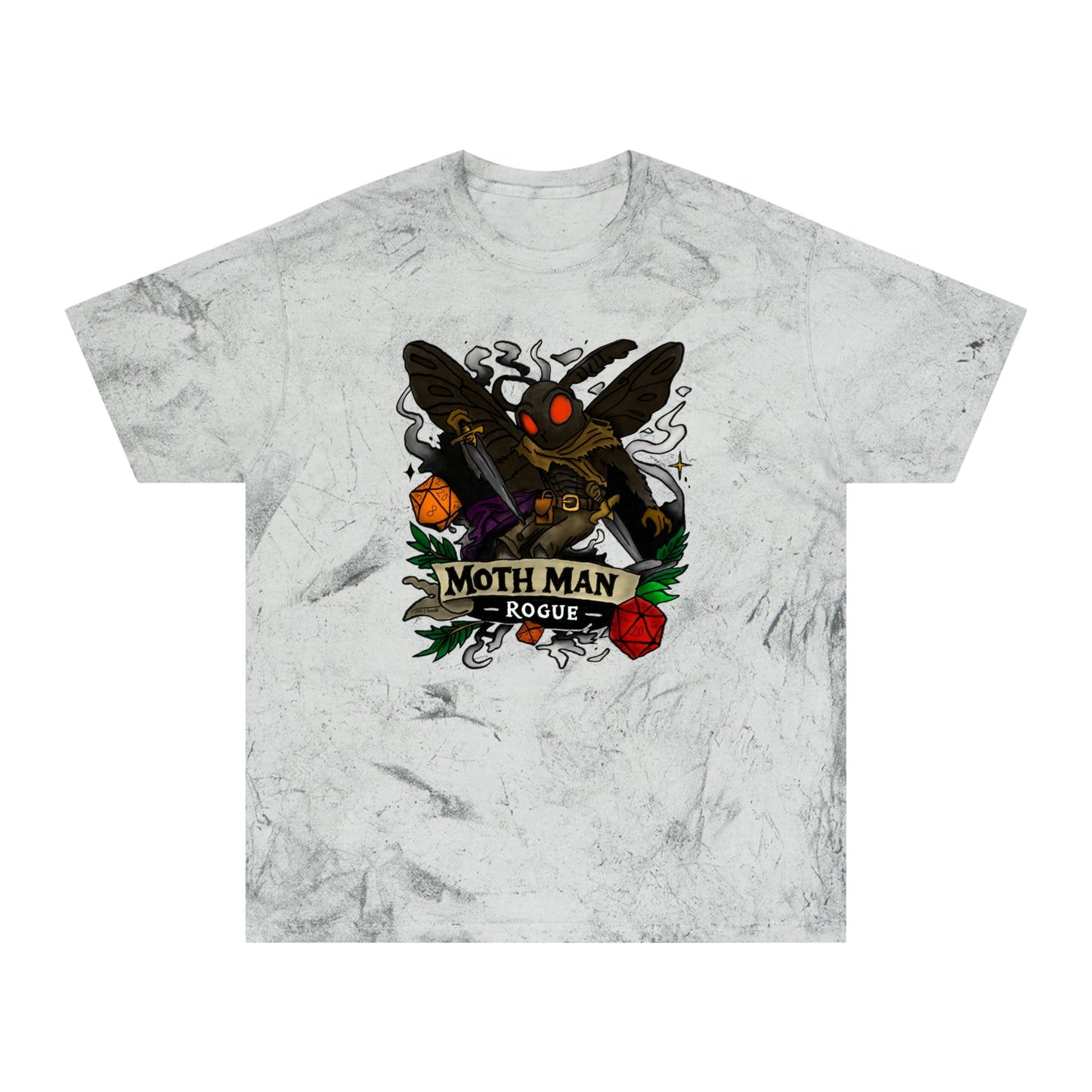Mothman Rogue Graphic T-Shirt — Cryptid Vintage Tattoo Design