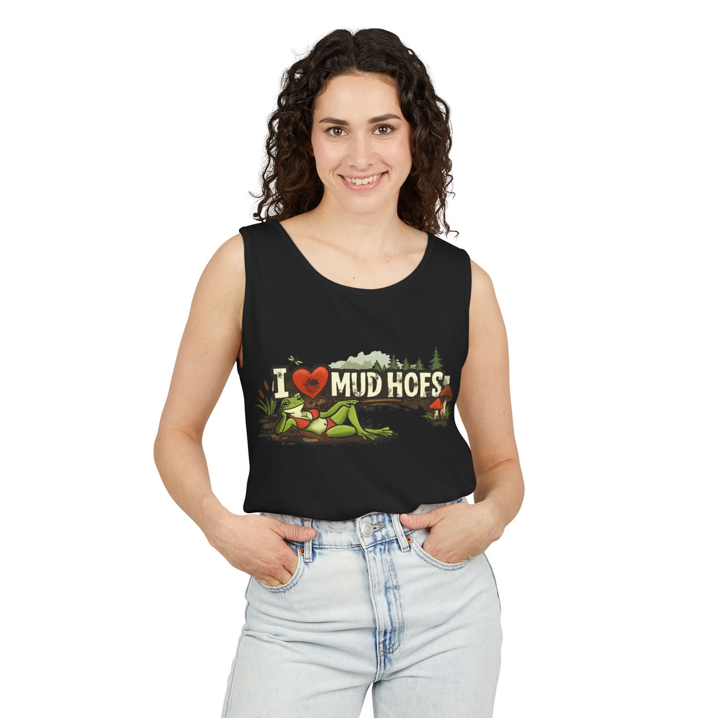 I love Mud Hoes Tank Top — Shirt for Mud Lovers