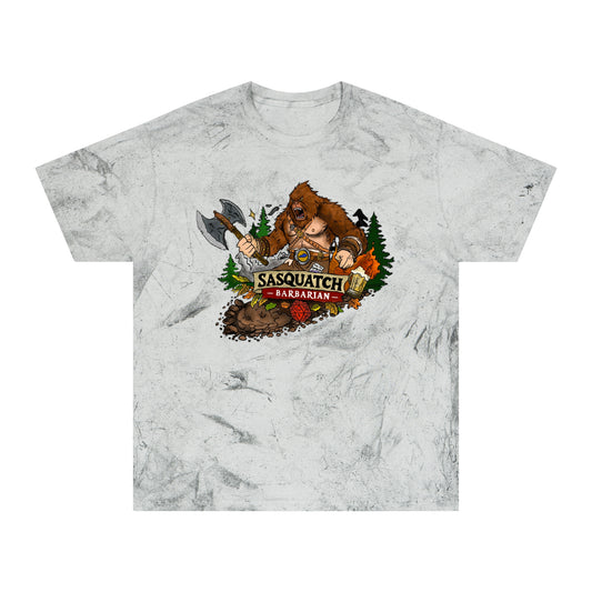 Sasquatch Barbarian Tee — Vintage Forest Bigfoot Graphic T-Shirt
