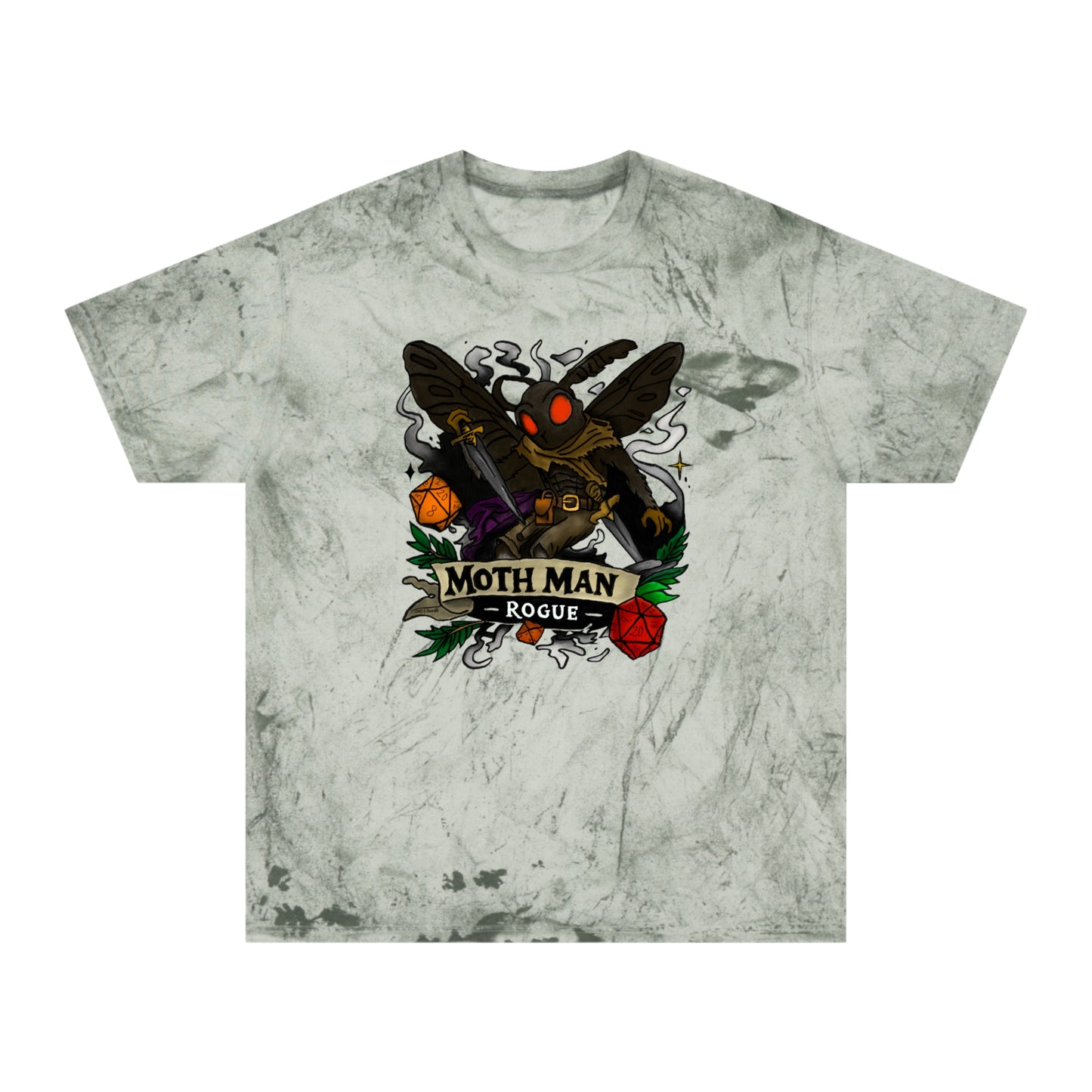 Mothman Rogue Graphic T-Shirt — Cryptid Vintage Tattoo Design