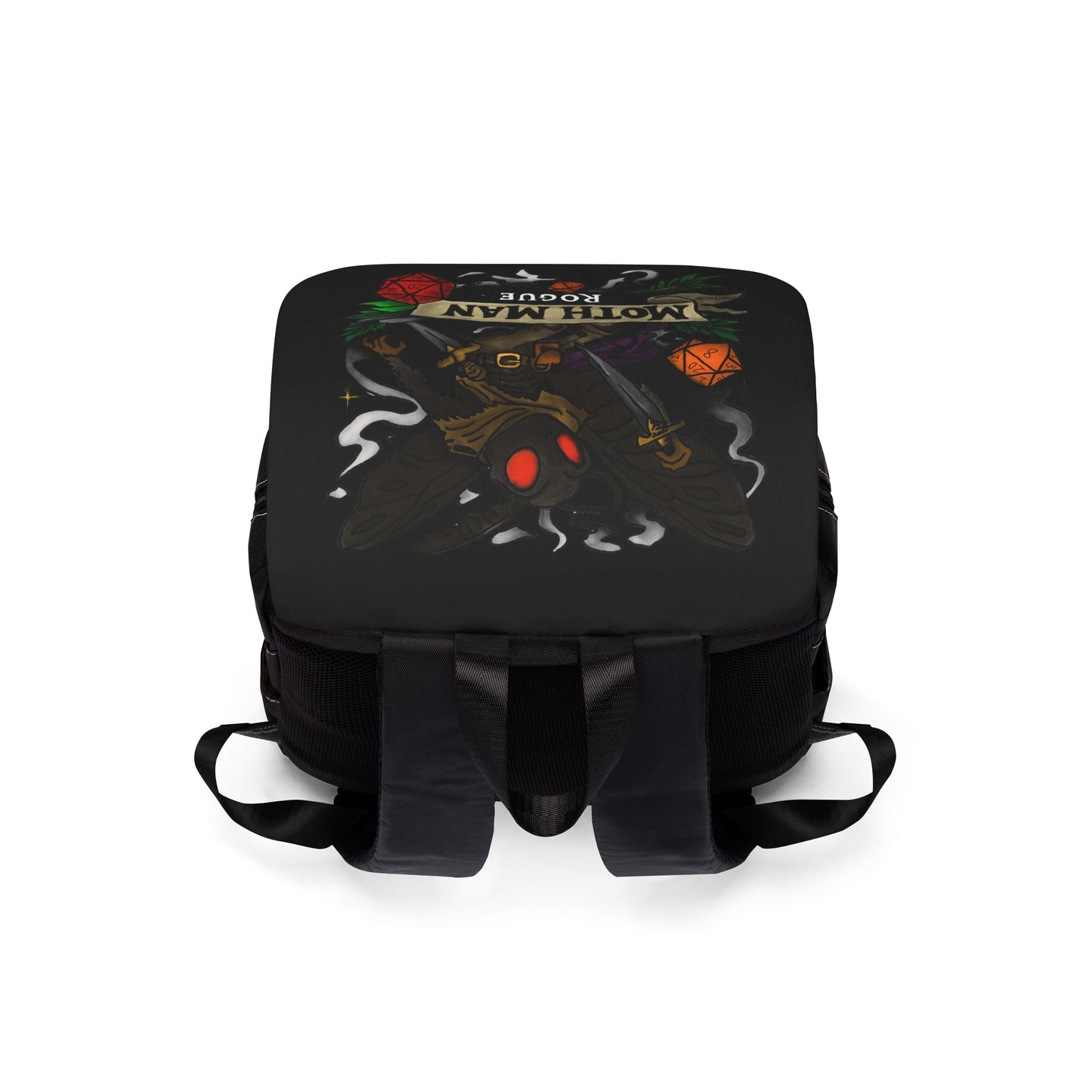 Mothman Rogue Backpack | Cryptid DnD Adventure Bag for Gaming, Travel & Everyday Carry